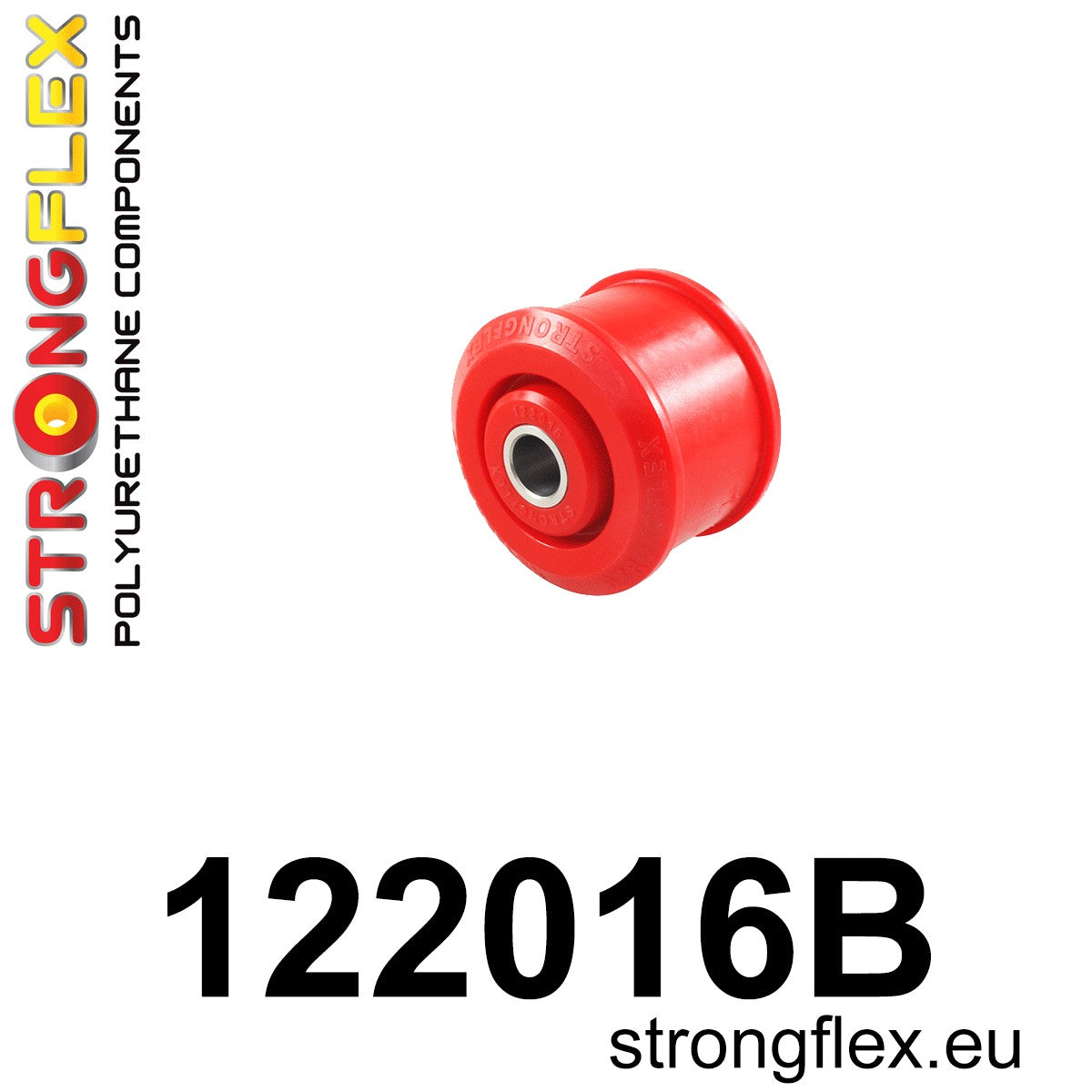 122016B Front engine mount – lower Standard (Red) Mitsubishi Eclipse II (95-99)
