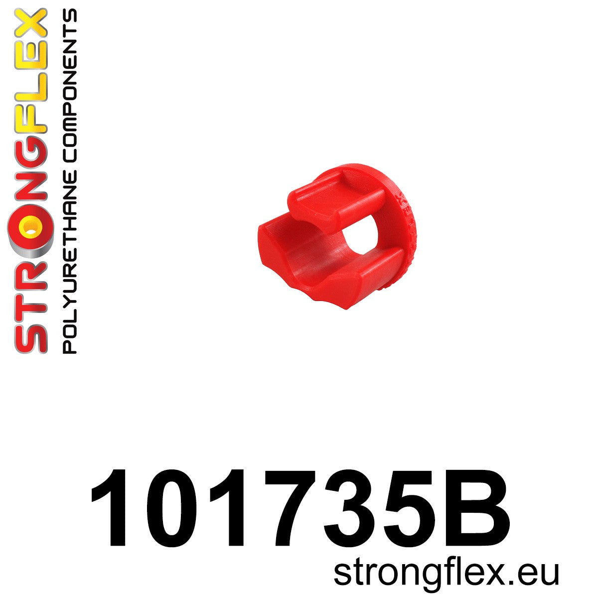 101735B Rear differential bush insert Standard (Red) Fiat 124 Spider II (16-20)