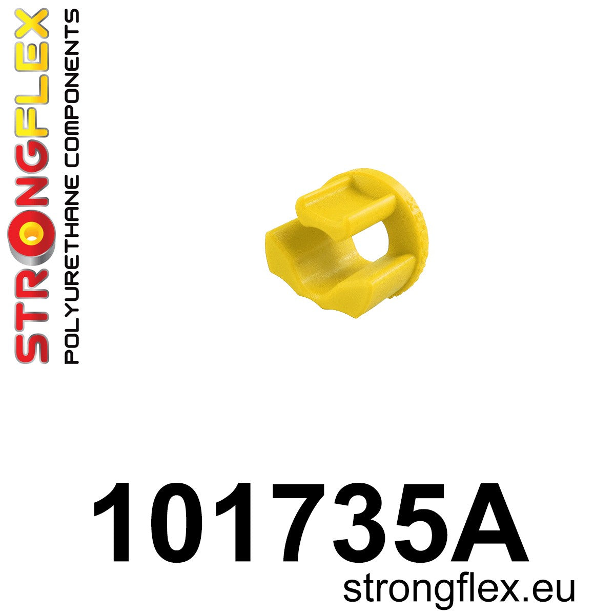 101735A Rear differential bush insert SPORT Sport (Yellow) Fiat 124 Spider II (16-20)