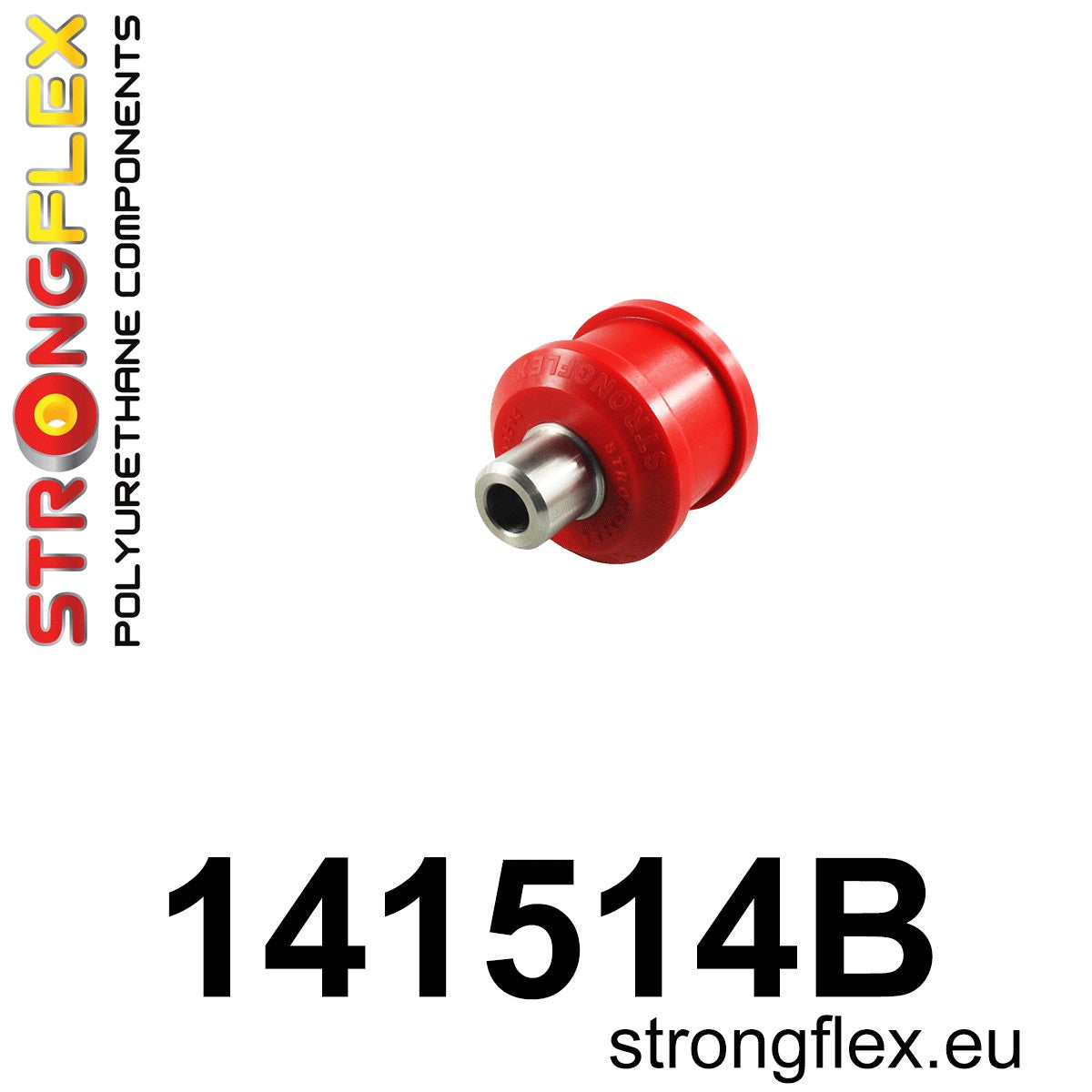 141514B Rear rod bush Standard (Red) Peugeot 206 / 206+ (98-12)