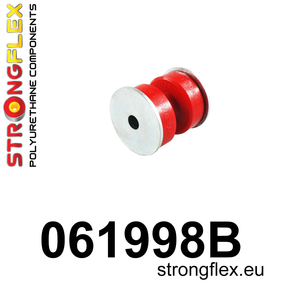 061998B Rear diff mount - front bush Standard (Red) Dodge Viper II (02-10)