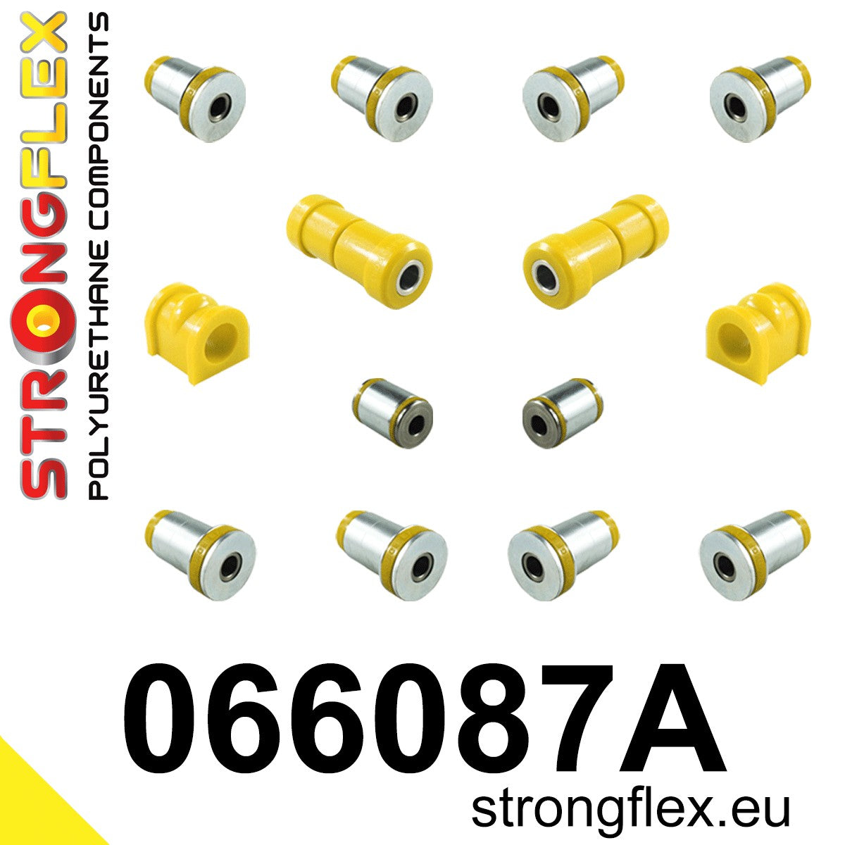 066087A Rear suspension bush kit SPORT Sport (Yellow) Dodge Viper II (02-10)