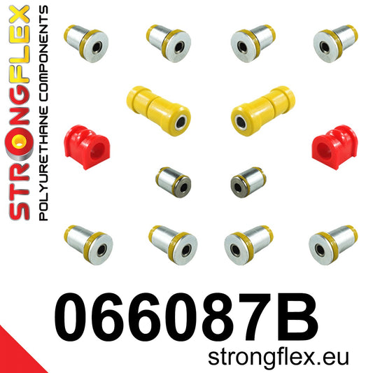 066087B Rear suspension bush kit Standard (Red) Dodge Viper II (02-10)