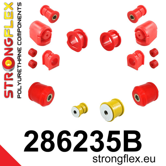 286235B Full suspension bush kit Standard (Red) Nissan Almera I (95-00) N15