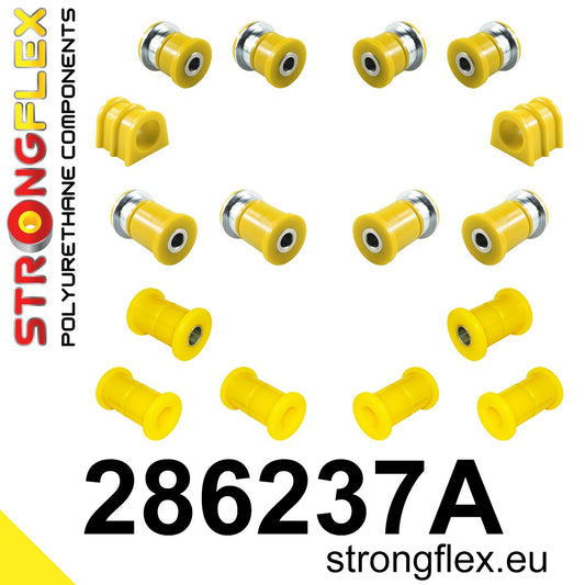 286237A Front and rear suspension kit SPORT Sport (Yellow) Nissan Navara II (05-14) D40
