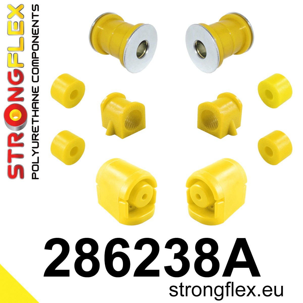 286238A Front suspension bush kit SPORT Sport (Yellow) Nissan Maxima IV (95-99) A32