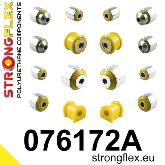 076172A Rear suspension bush kit SPORT Sport (Yellow) Ford Mustang VI (14-23)