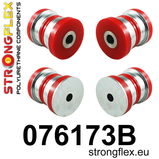076173B Rear subframe bush kit Standard (Red) Ford Mustang VI (14-23)