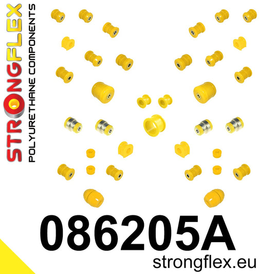086205A Full suspension bush kit SPORT Sport (Yellow) Honda Prelude V (96-01) BB