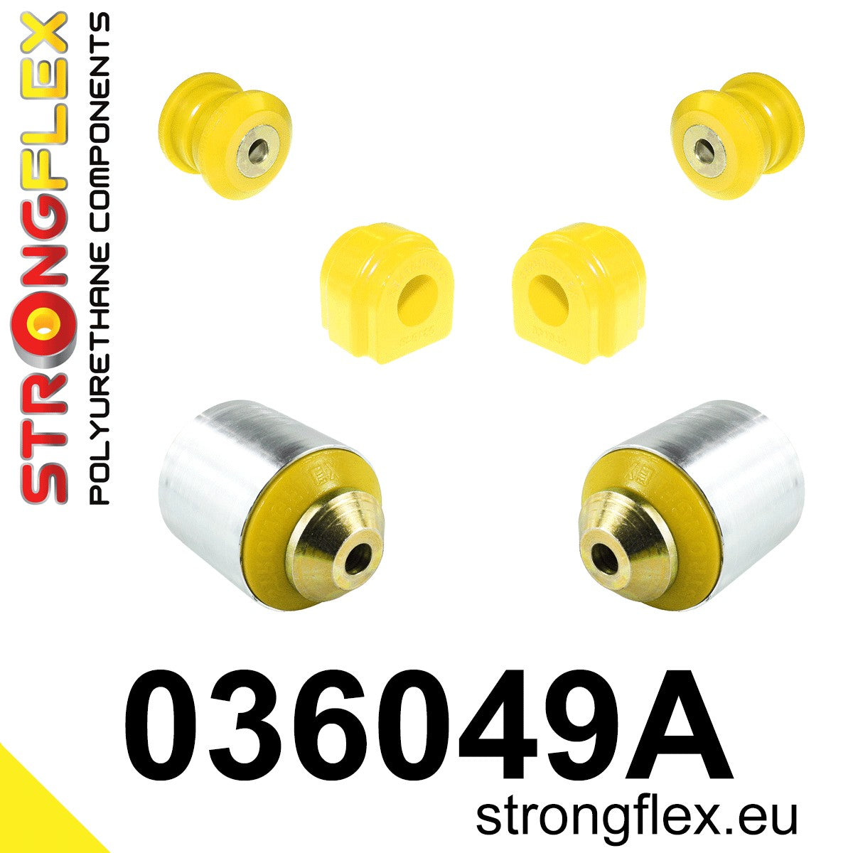 036049A Front suspension bush kit SPORT Sport (Yellow) BMW Seria 1 II (11-19) F20 / F21