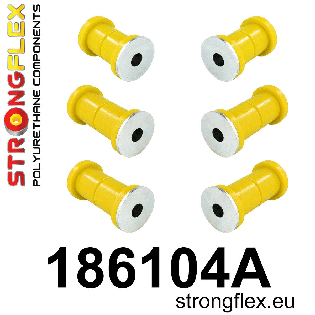 186104A Rear subframe bush kit SPORT Sport (Yellow) Porsche 911 911 996 (97-04)