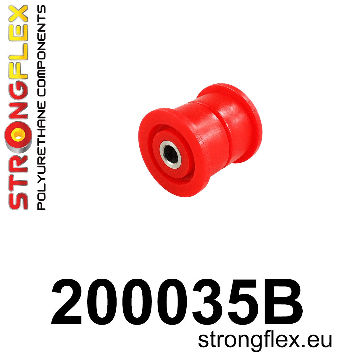 200035B Rear differential mounting bushing Standard (Red) Fiat Sedici (06-14) AWD