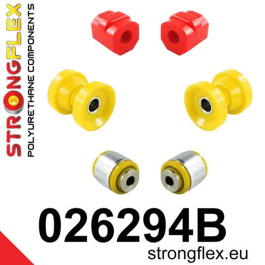 026294B Front suspension bush kit Standard (Red) Audi V8 D11 (89-94)