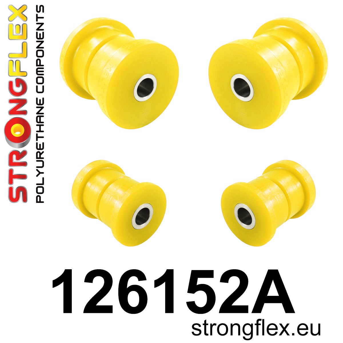 126152A Rear subframe bush kit SPORT Sport (Yellow) Dodge Stealth (90-01) AWD
