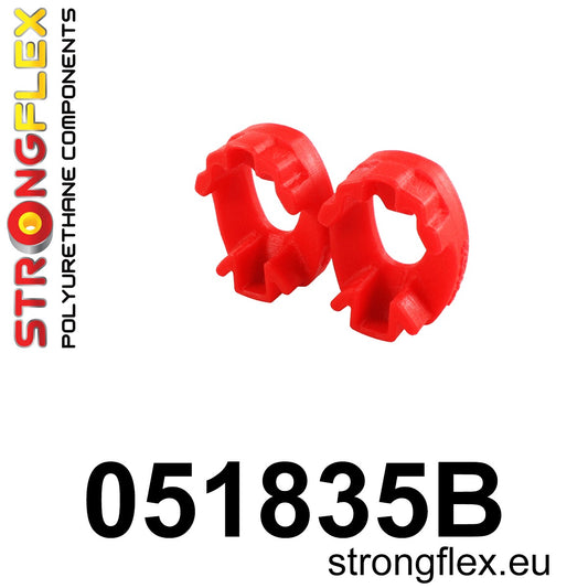 051835B Rear lower engine mount insert Standard (Red) Citroën C3 II (09-16) SC