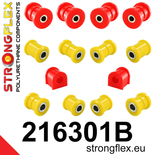 216301B Rear suspension bush kit Standard (Red) Toyota Celica IV (85-89) T160