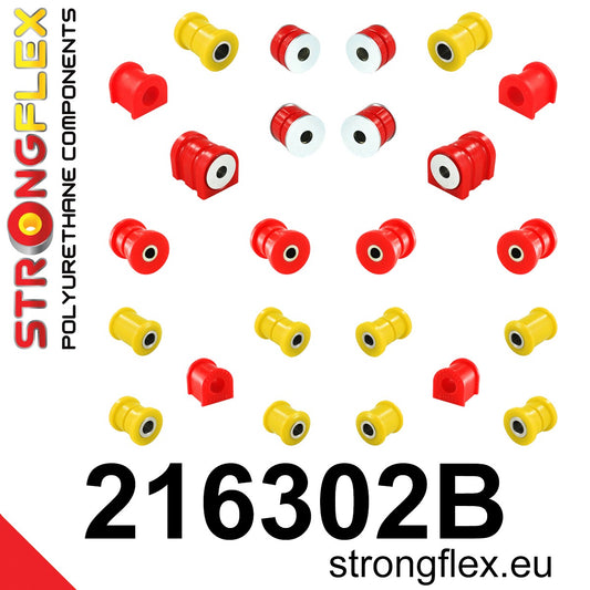 216302B Full suspension bush kit Standard (Red) Toyota Celica IV (85-89) T160