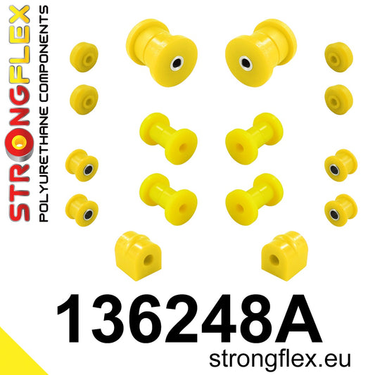 136248A Rear suspension bush kit SPORT Sport (Yellow) Opel / Vauxhall Rekord A (63-65)