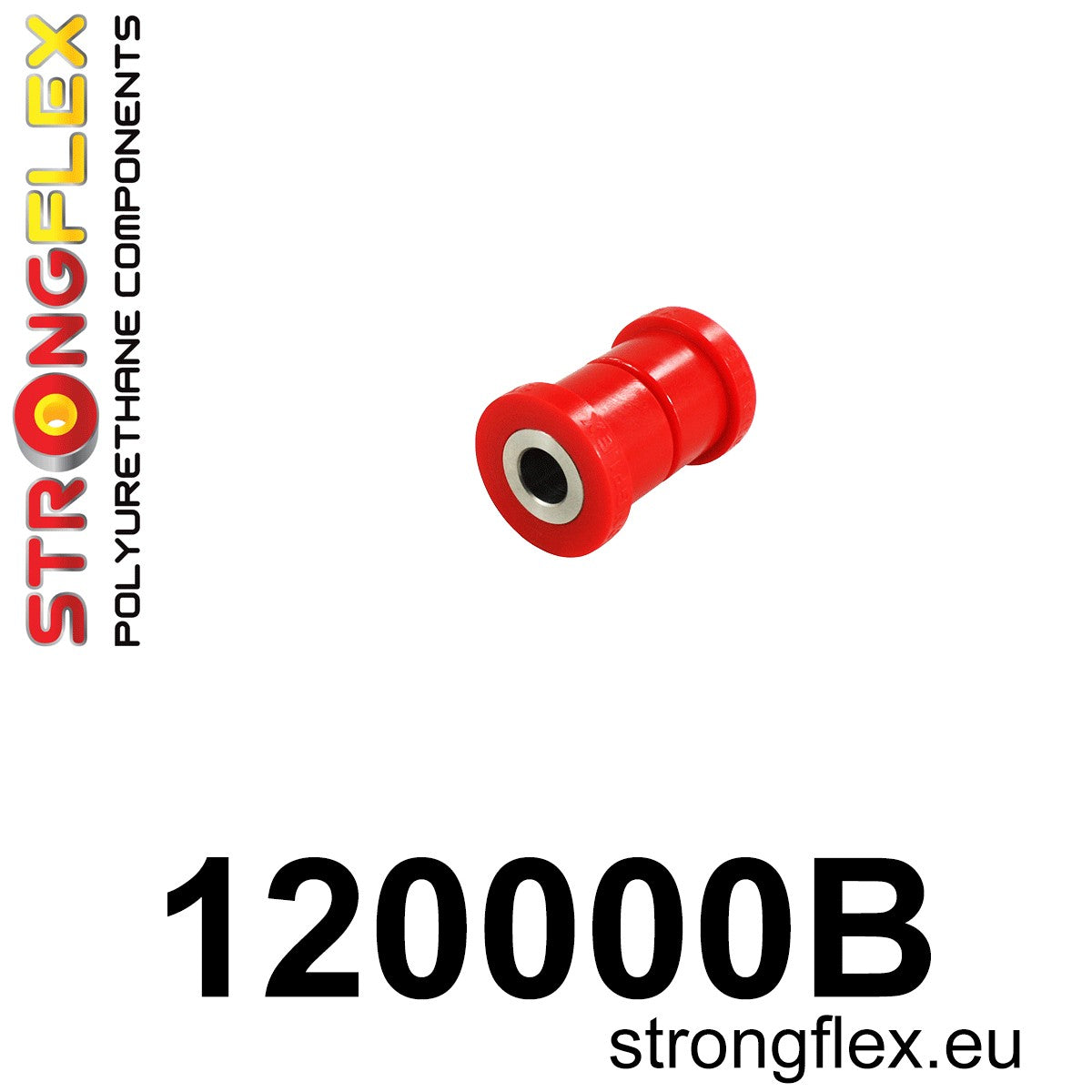 120000B Front control arm – front bush Standard (Red) Mitsubishi Colt VI (04-12) Z30