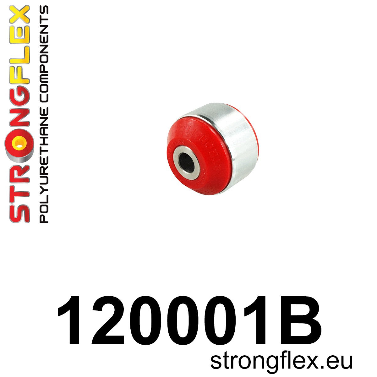 120001B Front control arm – rear bush Standard (Red) Mitsubishi Colt VI (04-12) Z30