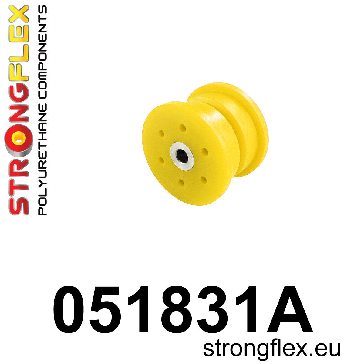 051831A Lower engine mount 65mm SPORT Sport (Yellow) Citroën AX (86-98)