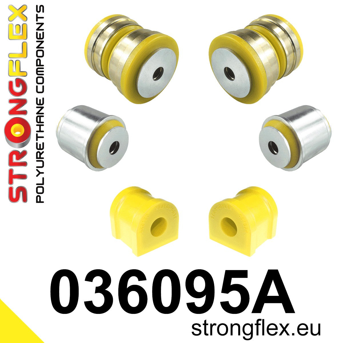 036095A Front suspension bush kit SPORT Sport (Yellow) BMW X5 I (99-06) E53