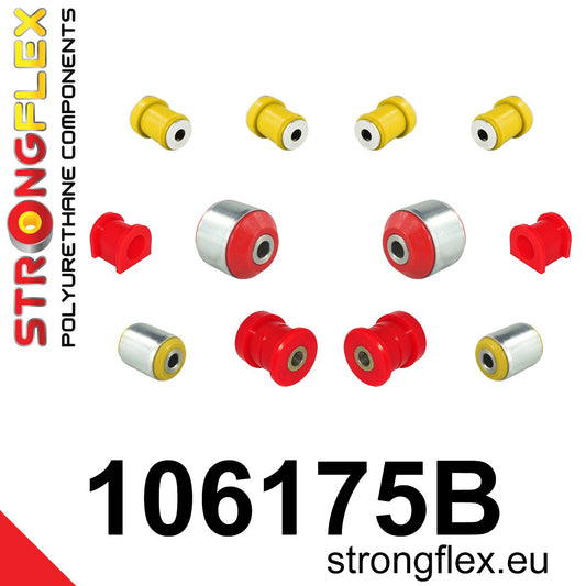 106175B Front suspension bush kit Standard (Red) Mazda RX-8 (03-12) SE3P