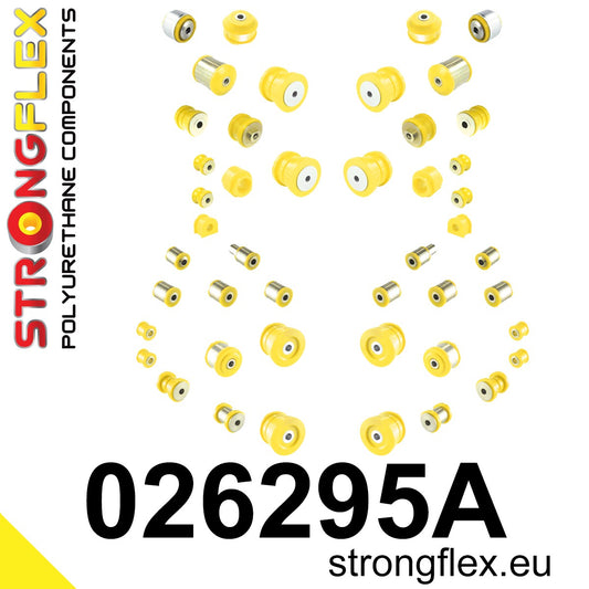 026295A Full suspension polyurethane bush kit SPORT Sport (Yellow) Audi A8 / S8 D2 (94-02)