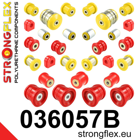 036057B Full suspension polyurethane bush kit Standard (Red) BMW X6 I (07-14) E71 / E72