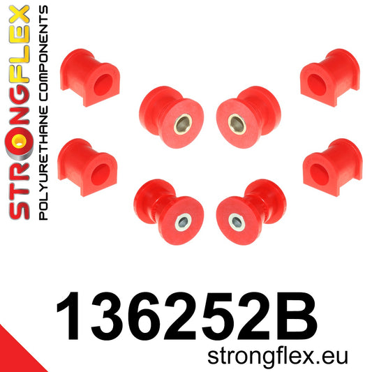 136252B Front suspension bush kit Standard (Red) Opel / Vauxhall Corsa A (82-93) S83