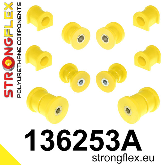 136253A Front suspension and ream beam bush kit SPORT Sport (Yellow) Opel / Vauxhall Corsa A (82-93) S83