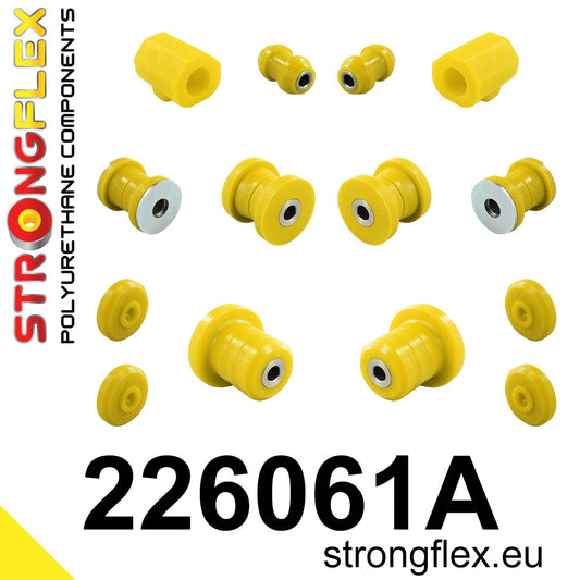 226061A Full suspension bush kit SPORT Sport (Yellow) Audi 50 (74-78)