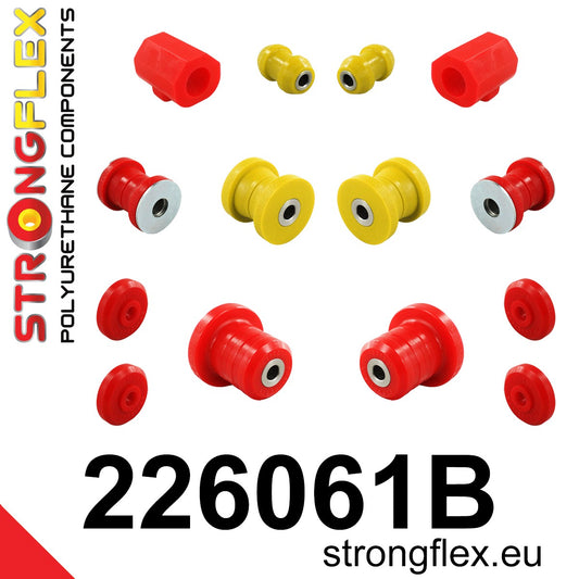 226061B Full suspension bush kit Standard (Red) Audi 50 (74-78)