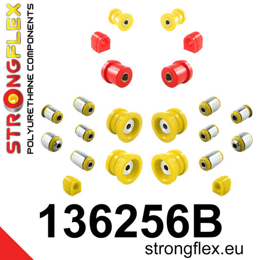 136256B Full suspension polyurethane bush kit Standard (Red) Chevrolet Malibu VIII (12-16) V300