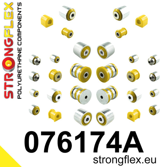 076174A Full suspension bush kit SPORT Sport (Yellow) Ford Mustang VI (14-23)