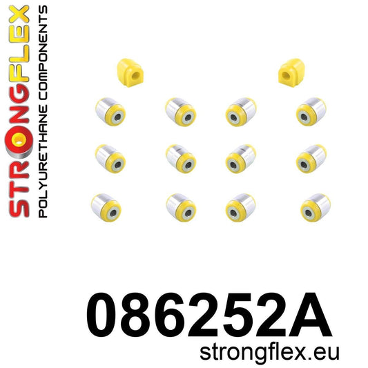 086252A Rear suspension bush kit SPORT Sport (Yellow) Honda Civic X (15-21)