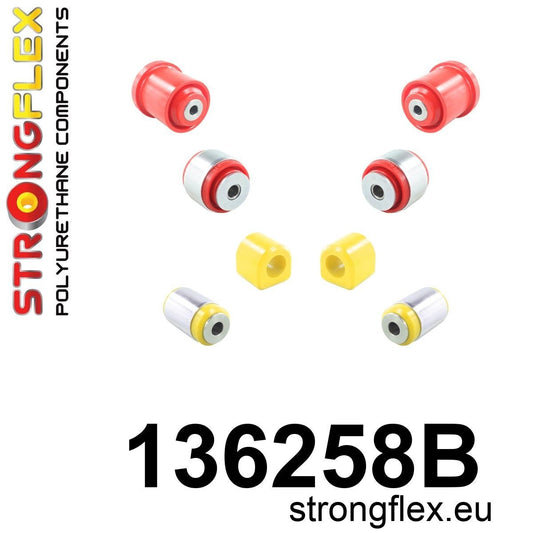 136258B Full suspension bush kit Standard (Red) Peugeot 2008 2008 II (19-)