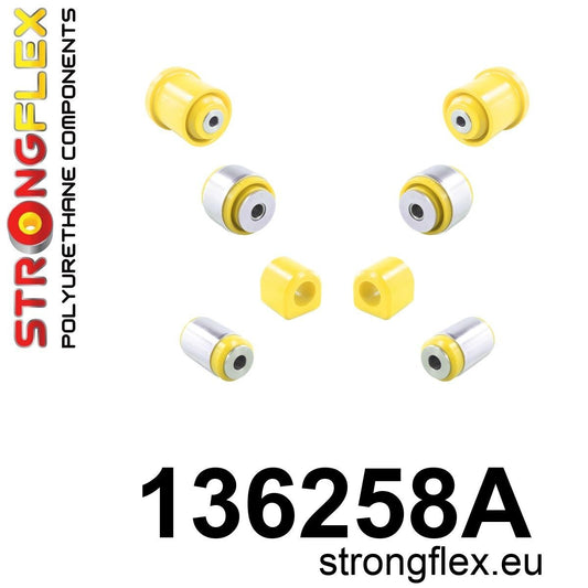 136258A Full suspension bush kit SPORT Sport (Yellow) Peugeot 2008 2008 II (19-)