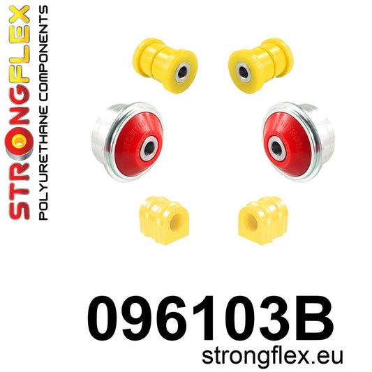 096103B Front suspension bush kit Standard (Red) Hyundai I30 II GD (12-17)