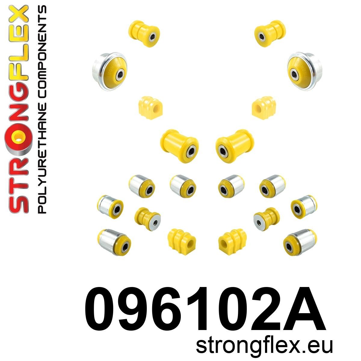 096102A Full suspension bush kit SPORT Sport (Yellow) Hyundai I30 II GD (12-17)