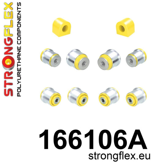 166106A Front suspension bush kit SPORT Sport (Yellow) Maserati Ghibli III (13-24)