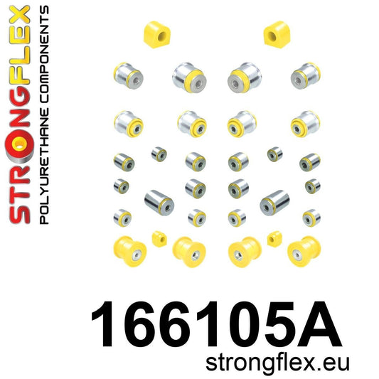 166105A Full suspension bush kit SPORT Sport (Yellow) Maserati Ghibli III (13-24)