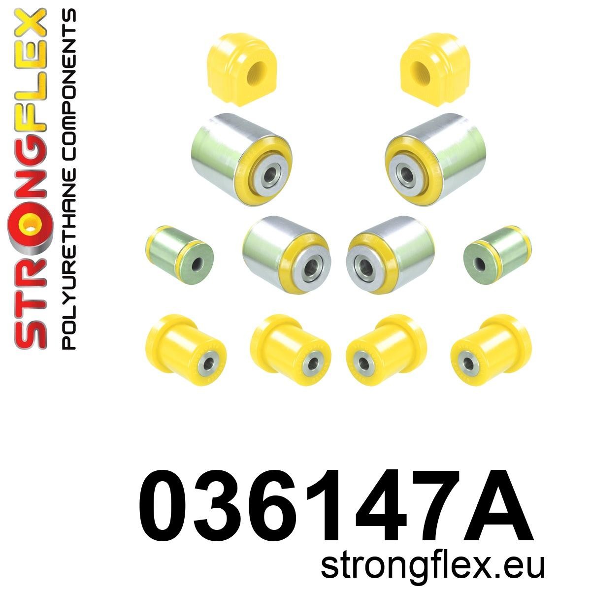 036147A Front suspension bush kit SPORT Sport (Yellow) BMW Seria 5 VII (17-) G30 / G31 / F90