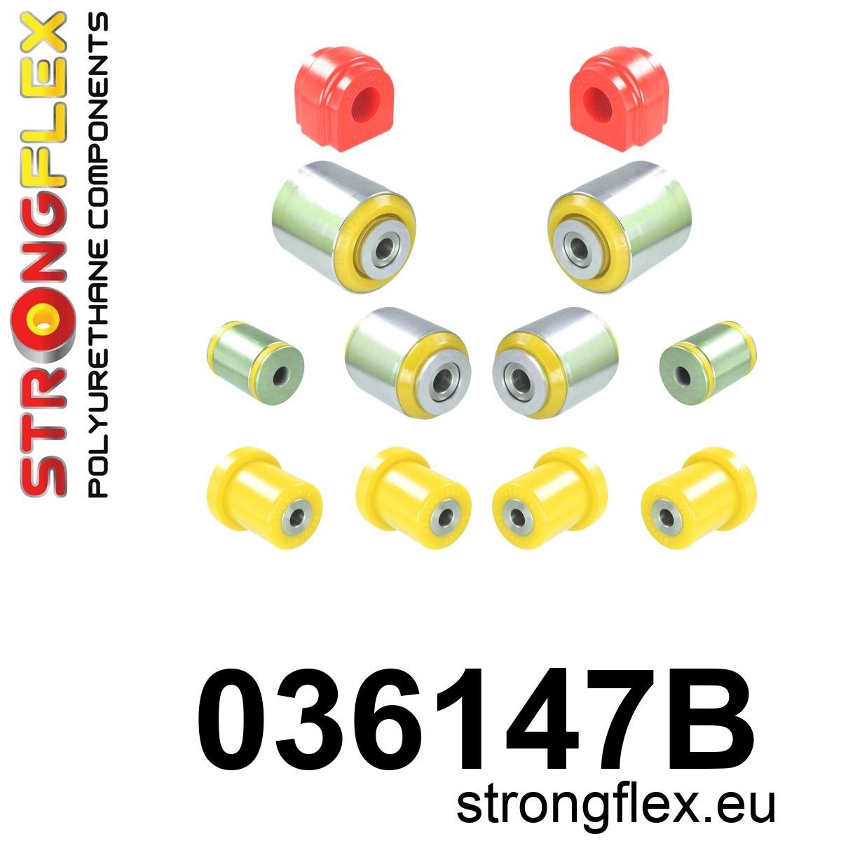 036147B Front suspension bush kit Standard (Red) BMW Seria 5 VII (17-) G30 / G31 / F90