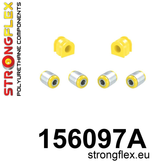 156097A Front suspension bush kit SPORT Sport (Yellow) Dacia Duster I (10-17)
