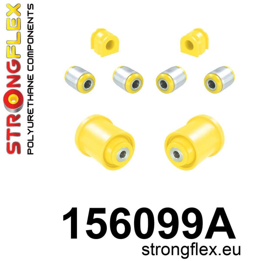 156099A Full FWD suspension bushing kit SPORT Sport (Yellow) Dacia Duster I (10-17)