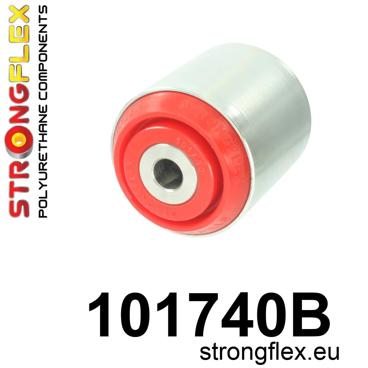 101740B Front lower wishbone - rear bush Standard (Red) Mazda 6 / Atenza I (02-08) GG/GY