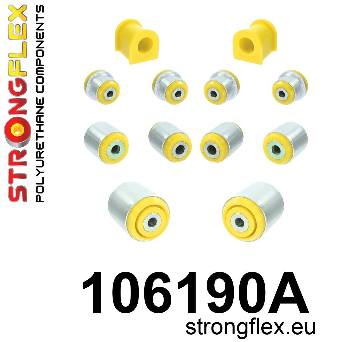 106190A Front suspension bush kit SPORT Sport (Yellow) Mazda 6 / Atenza I (02-08) GG/GY