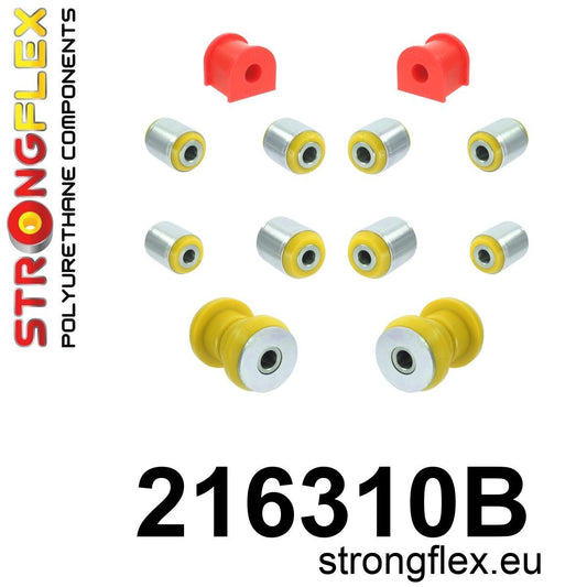 216310B Rear suspension bush kit Standard (Red) Lexus LS III (00-06) XF30
