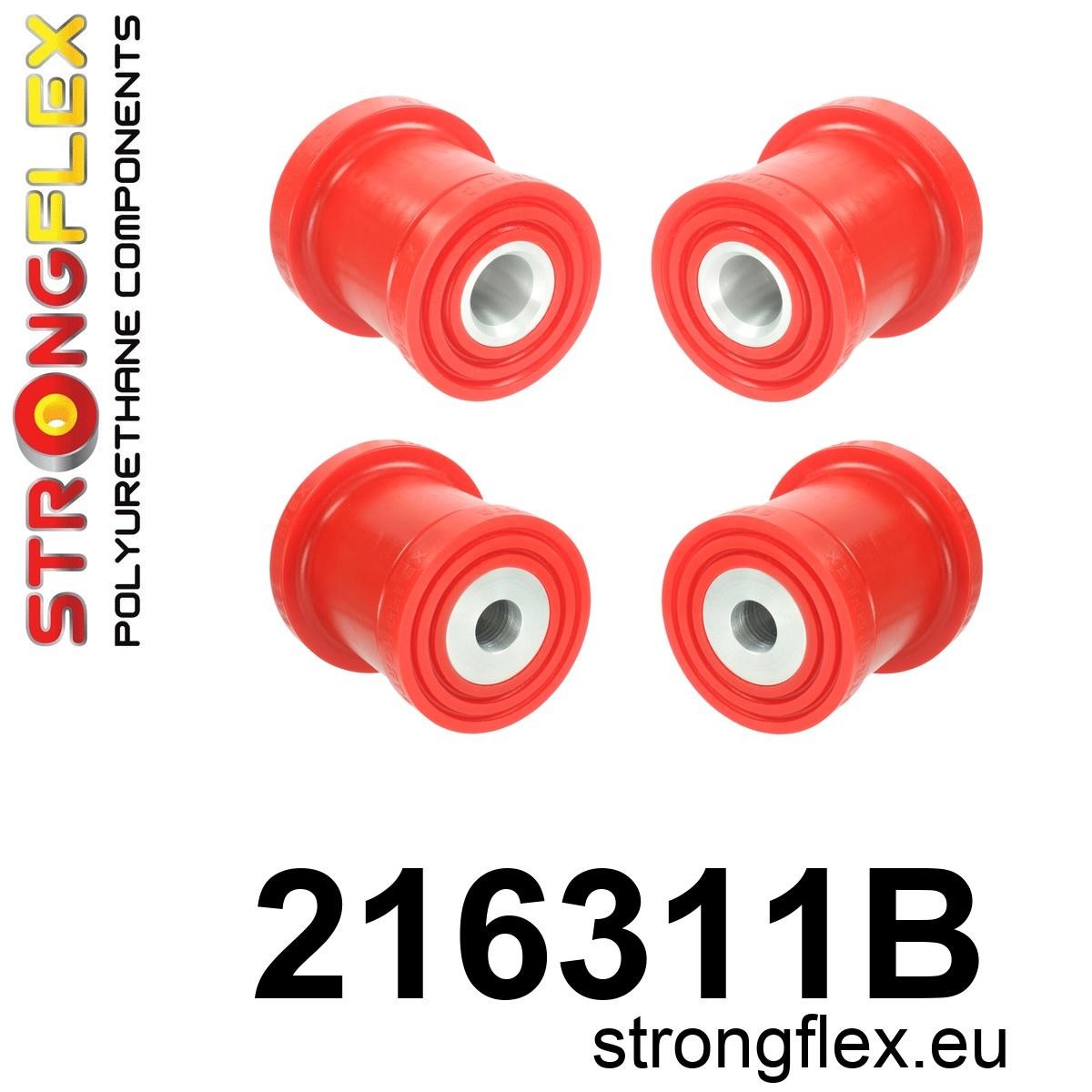 216311B Rear beam mounting bush kit Standard (Red) Lexus LS III (00-06) XF30